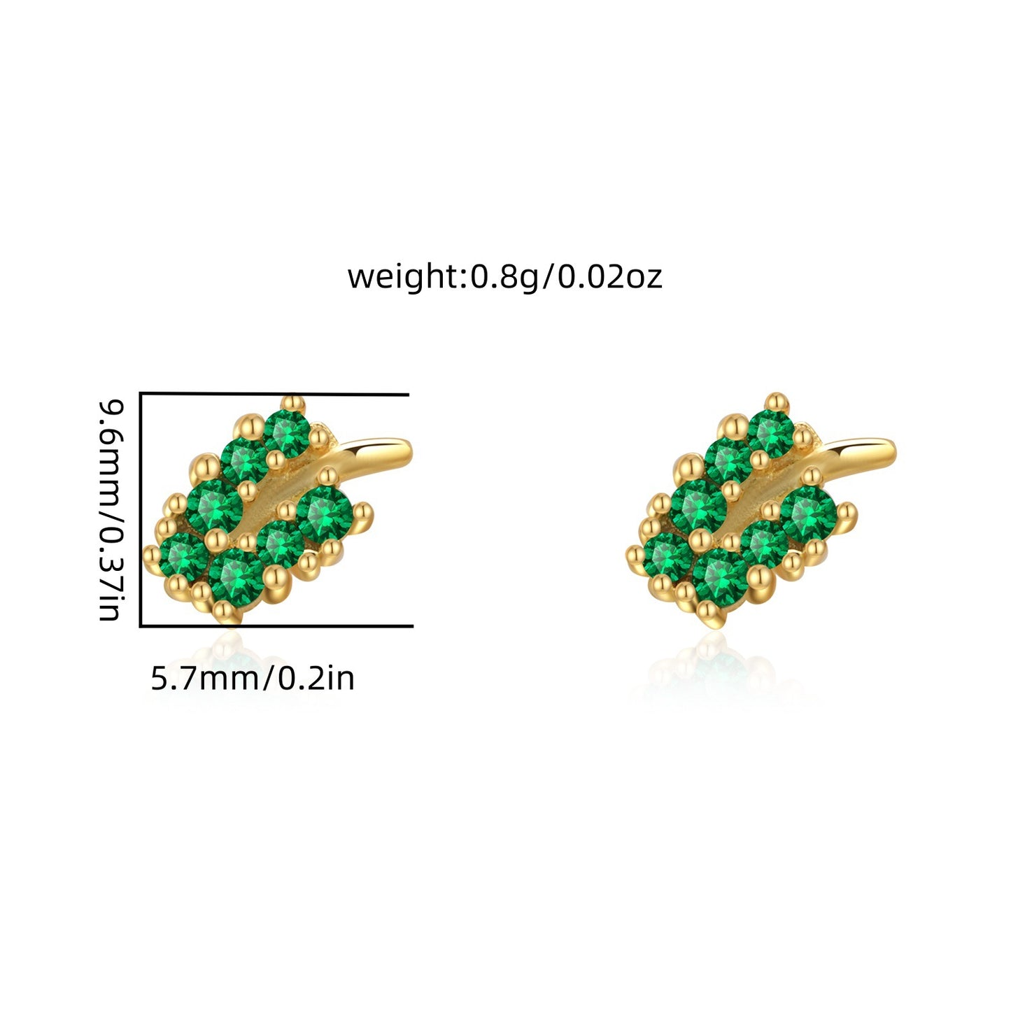 s925 Sterling Silver Fruit Vegetable Earrings