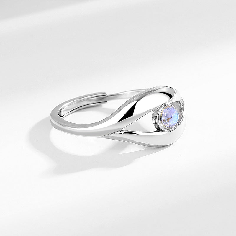 s925 Sterling Silver Moonstone Ring