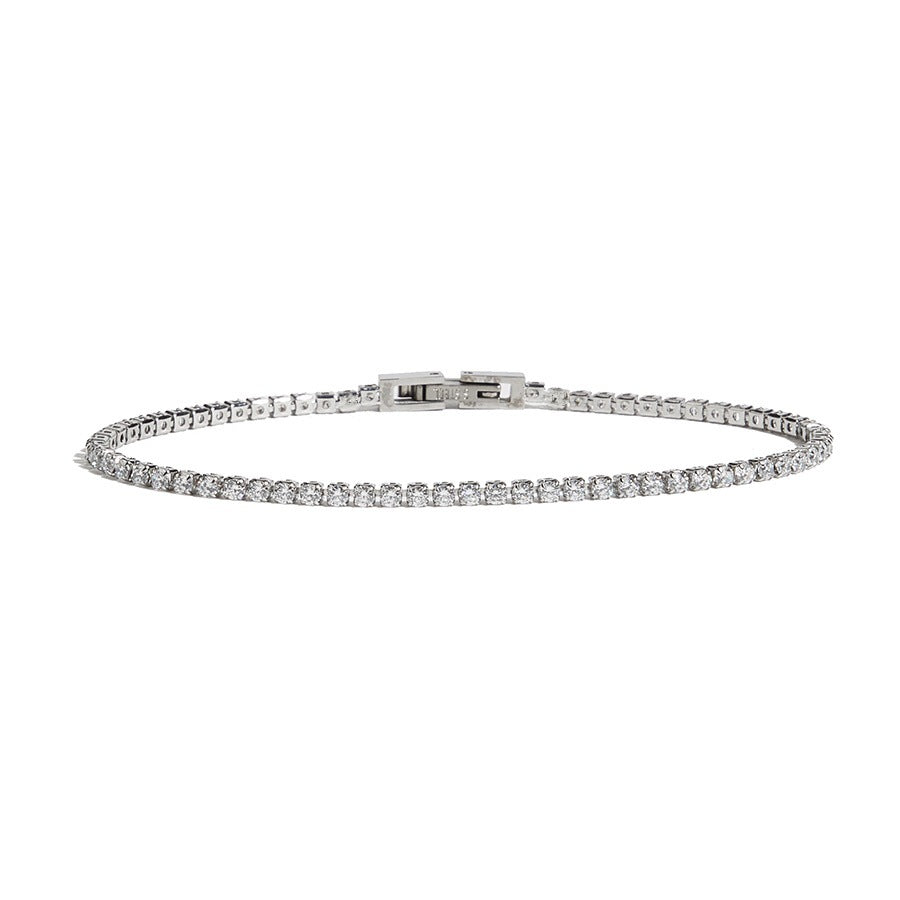 Stylish Sparkling Zircon Tennis Bracelet