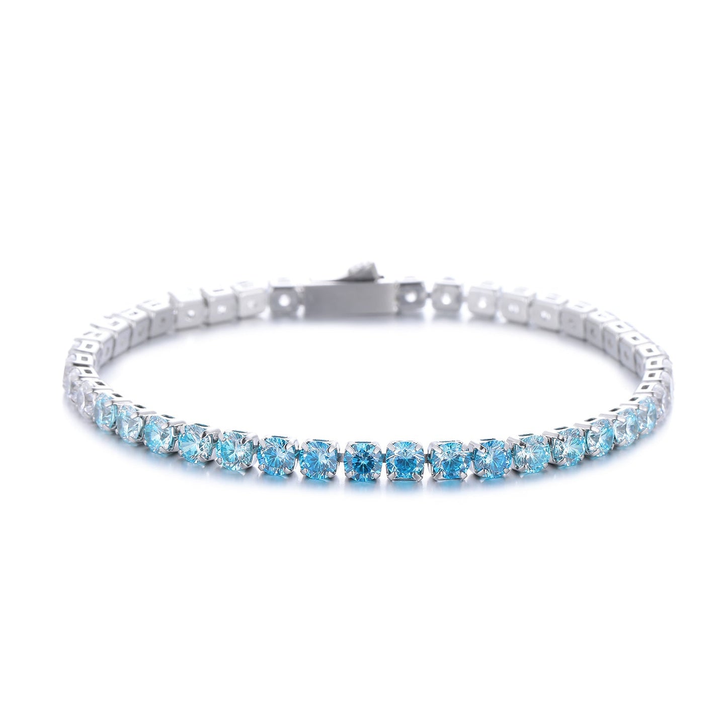 Sparkling Gradient Zirconia Tennis Bracelet