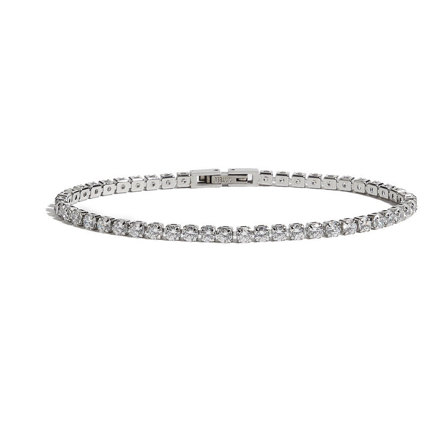 Stylish Sparkling Zircon Tennis Bracelet