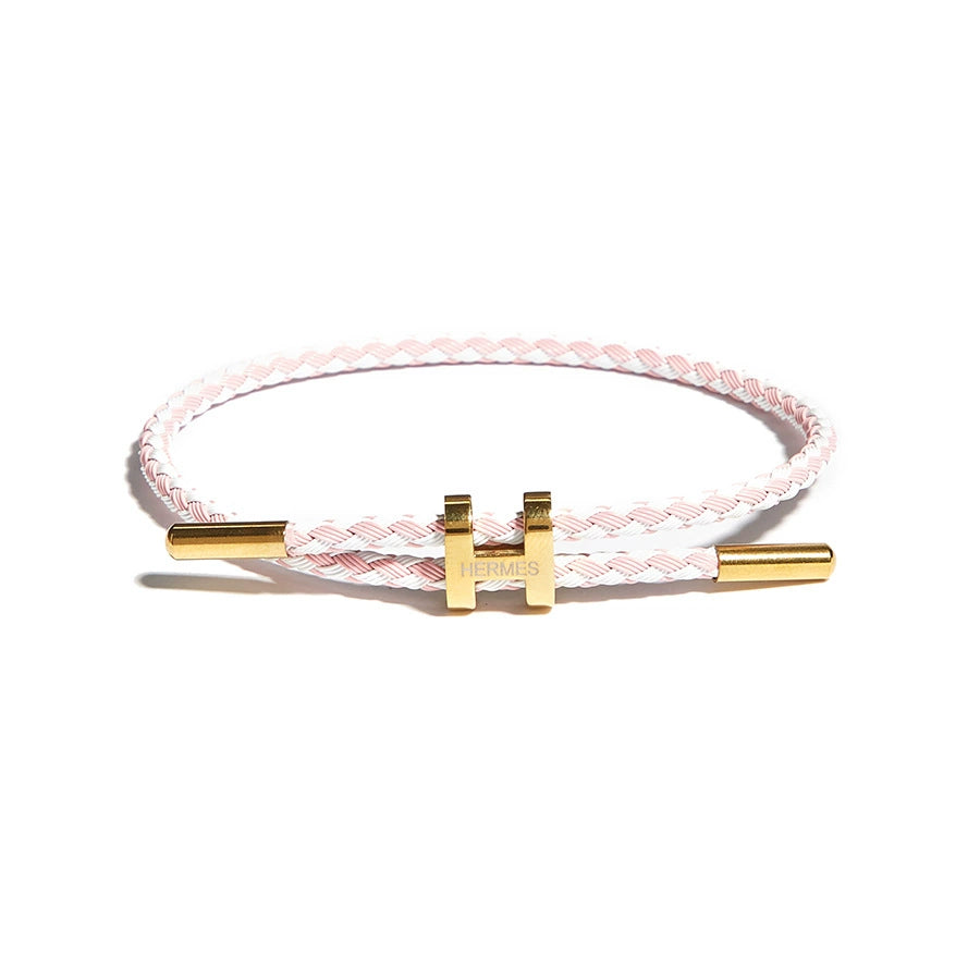 Titanium Steel H-Clasp Waterproof Braided Bracelet