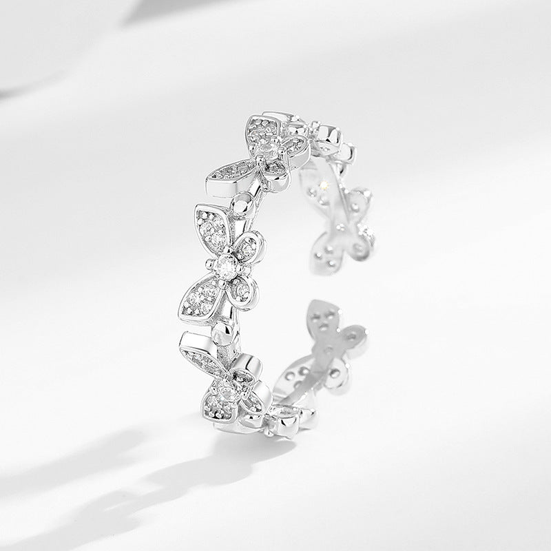 s925 Butterfly Ring - Opening Design