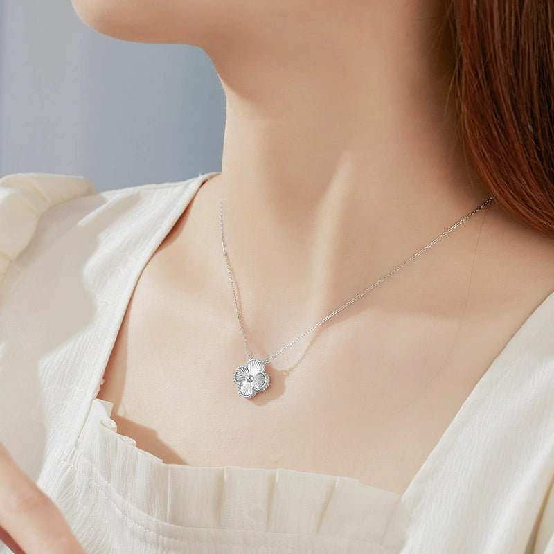 Four-Leaf Clover Pendant Necklace | 925 Sterling Silver