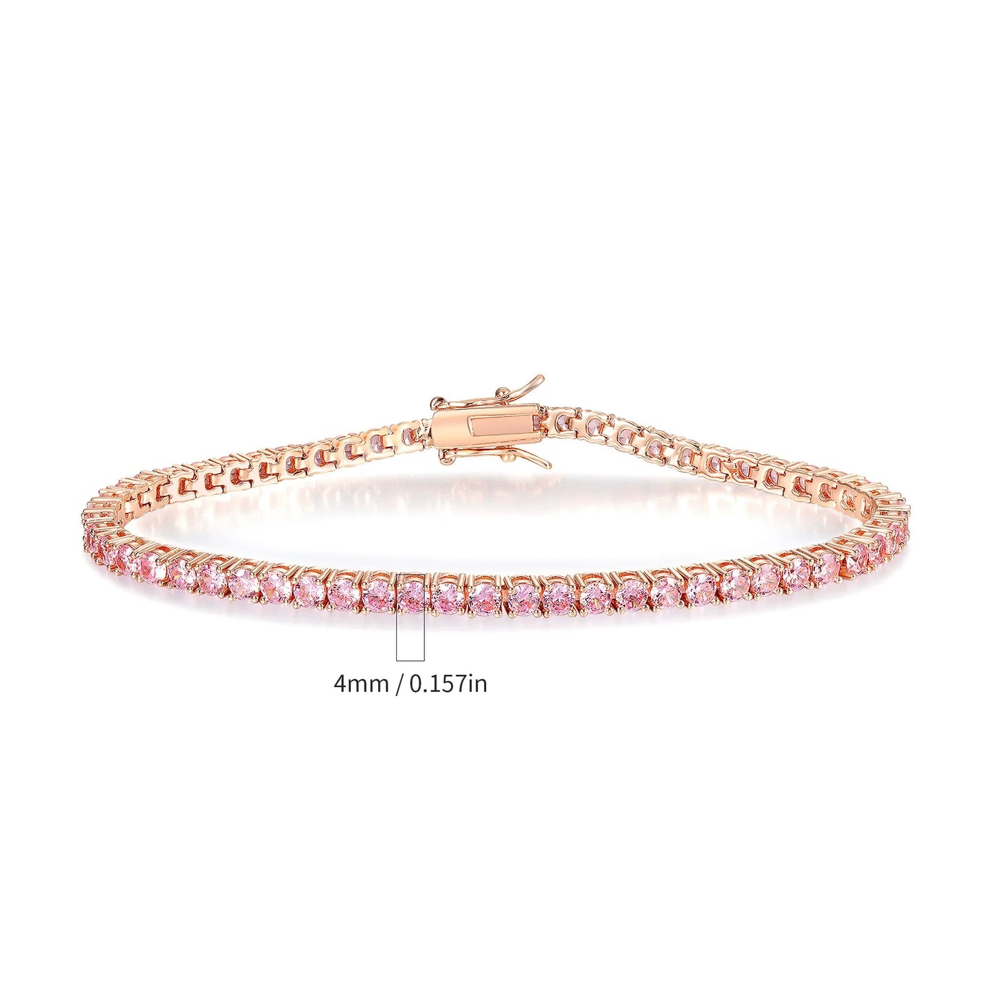 Classic 2mm-7mm Super Sparkling Zircon Tennis Bracelet