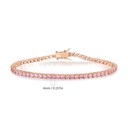 Classic 2mm-7mm Super Sparkling Zircon Tennis Bracelet