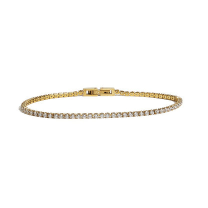Stylish Sparkling Zircon Tennis Bracelet