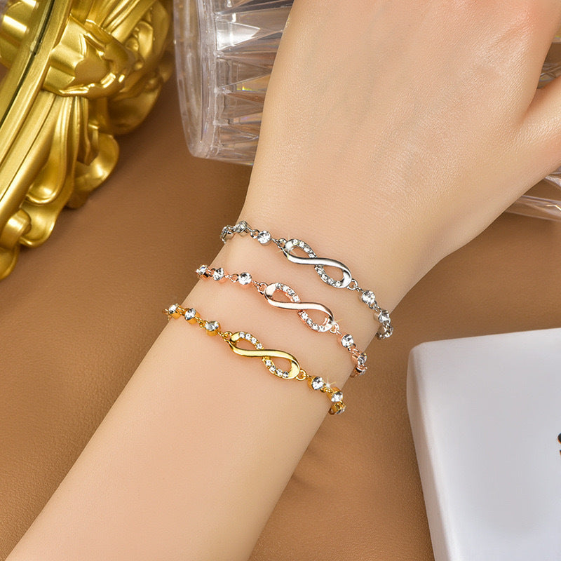 S925 Silver Infinite Stretch Bracelet