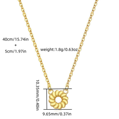 s925 round pendant Sterling Silver Necklace Earring Set