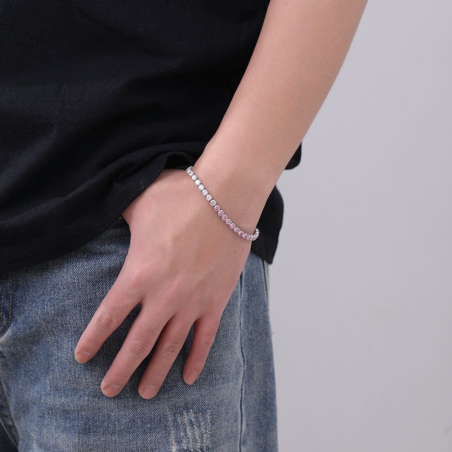 Sparkling Gradient Zirconia Tennis Bracelet