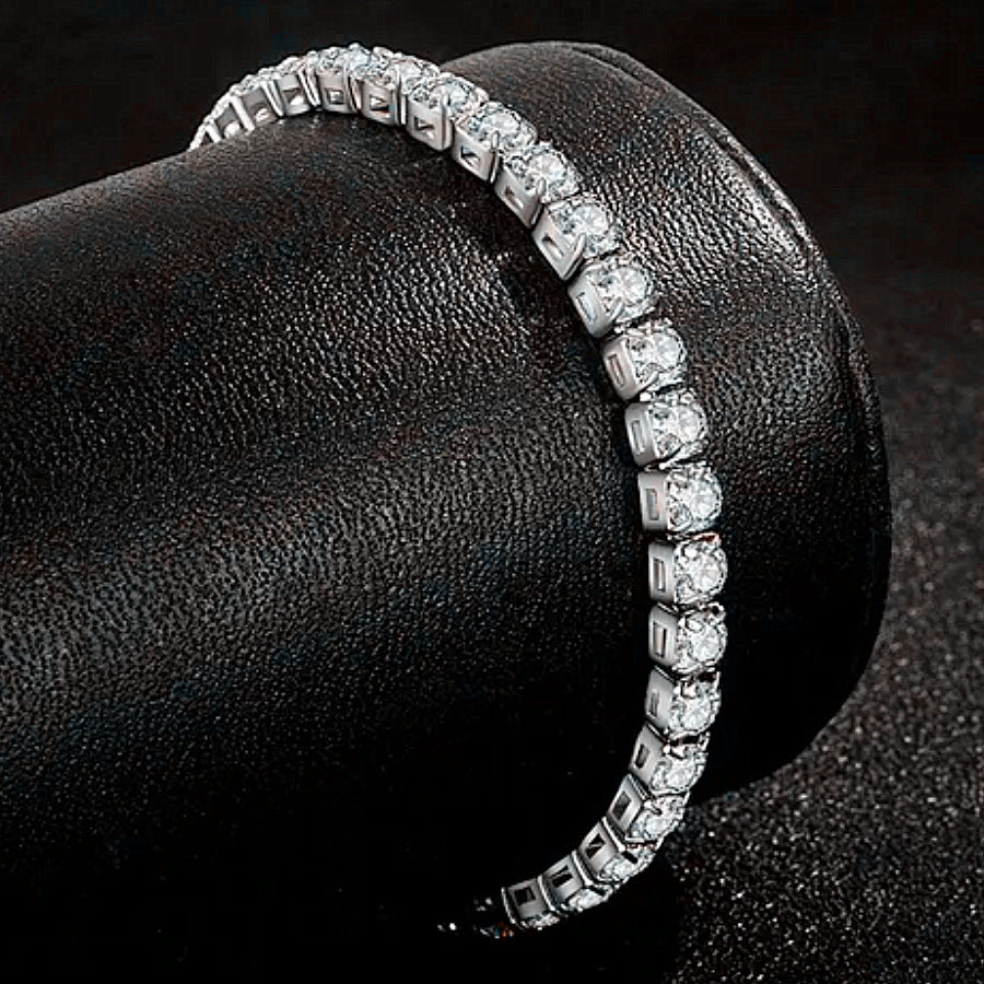 Super-Sparkling Moissanite Tennis Bracelet