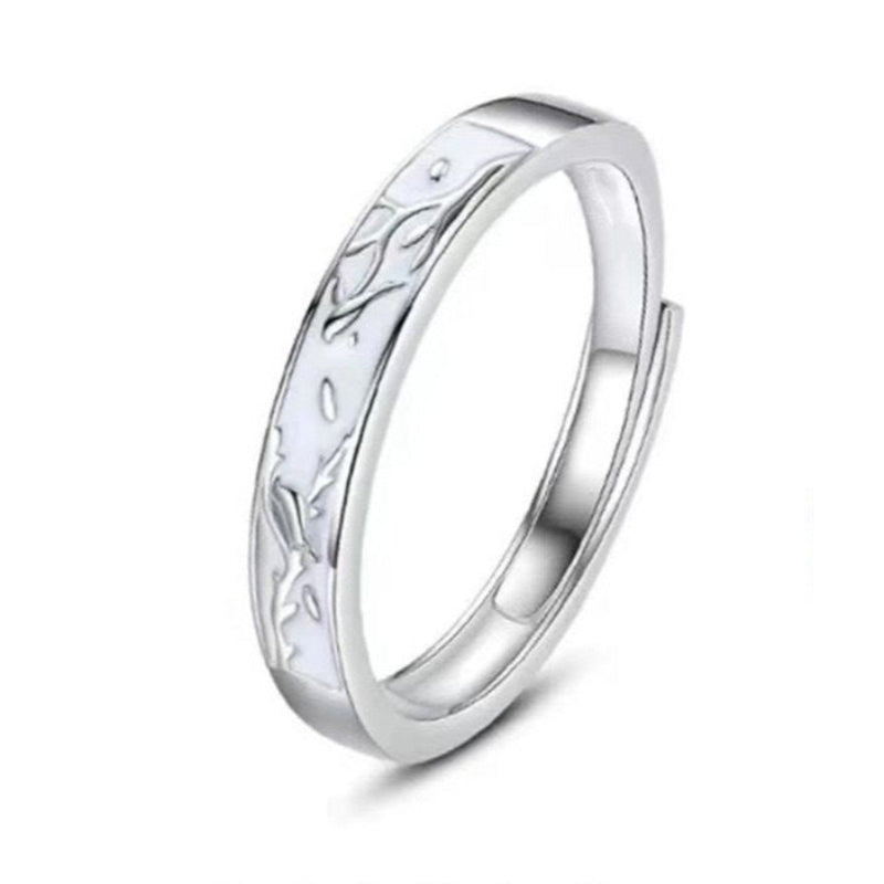 s925 Sterling Silver Couple Ring - Open Ring for Men and Women