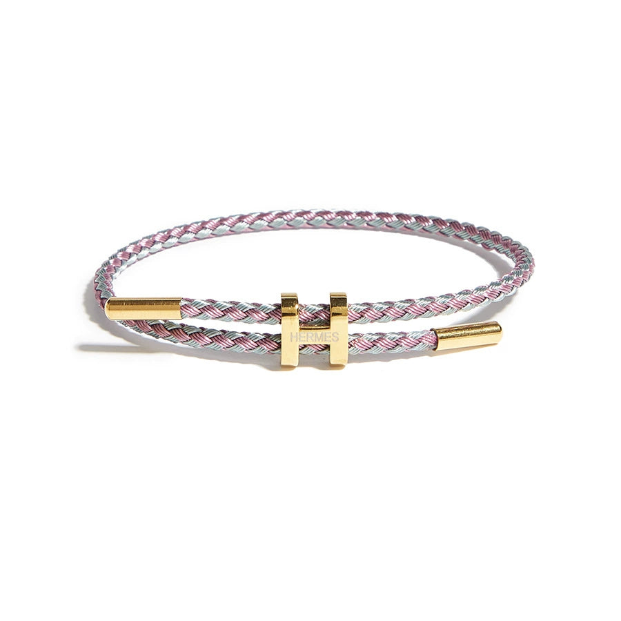 Titanium Steel H-Clasp Waterproof Braided Bracelet