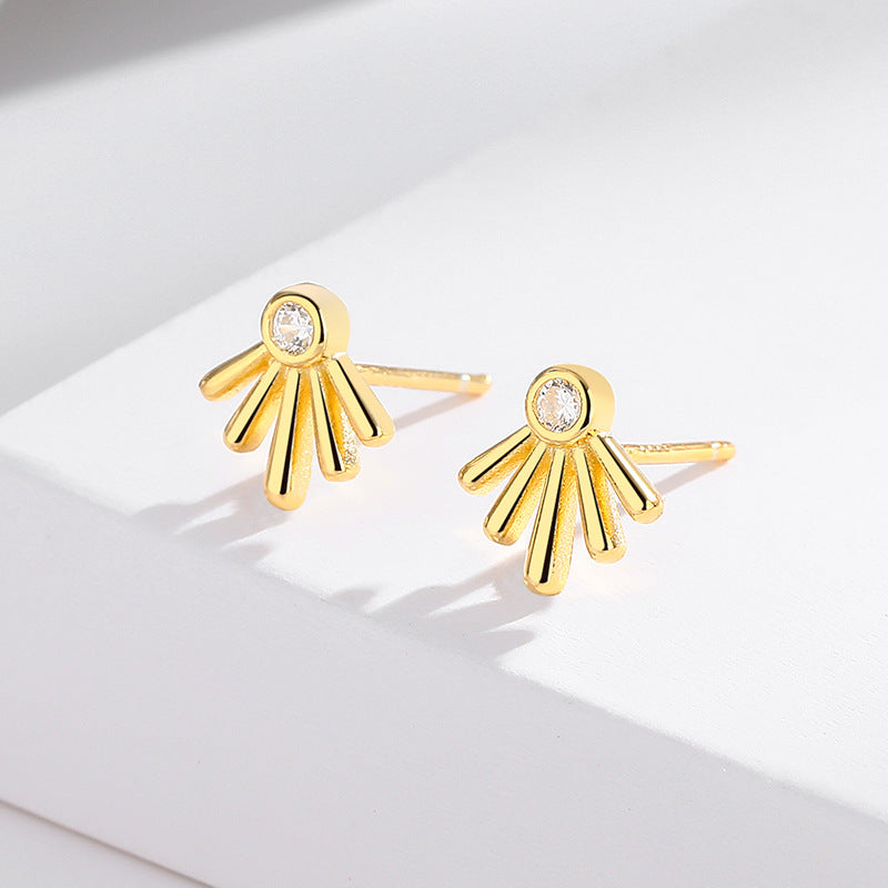 S925 Sterling Silver Earrings - Radiant Zircon Earrings