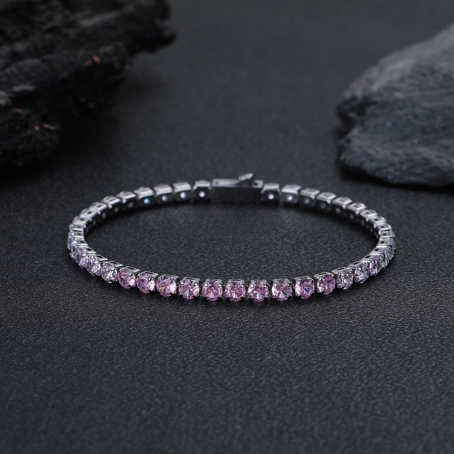 Sparkling Gradient Zirconia Tennis Bracelet