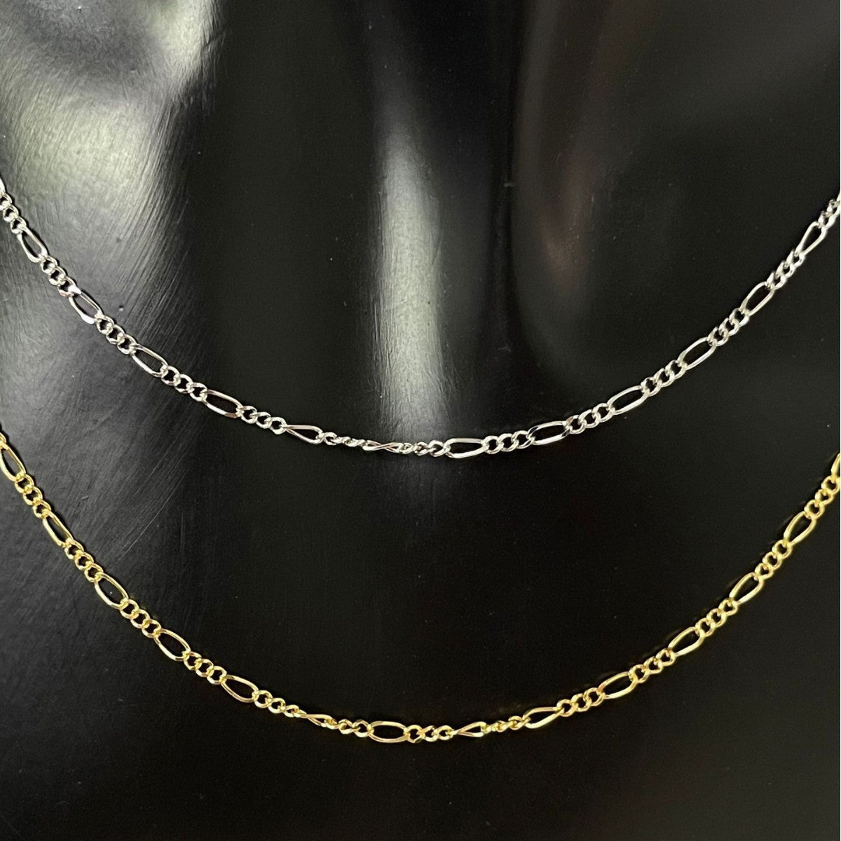 S925 Sterling Silver Chain Necklace Bare Chain Stacking Pendant Matching Men's Women's