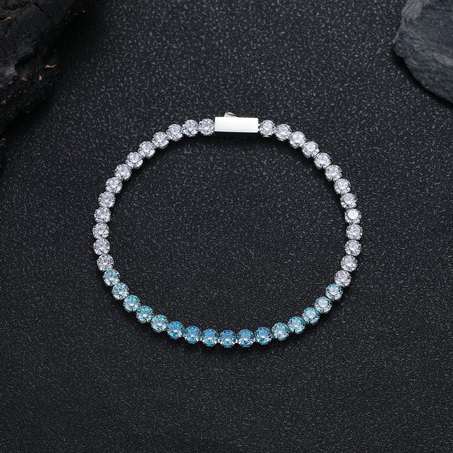 Sparkling Gradient Zirconia Tennis Bracelet