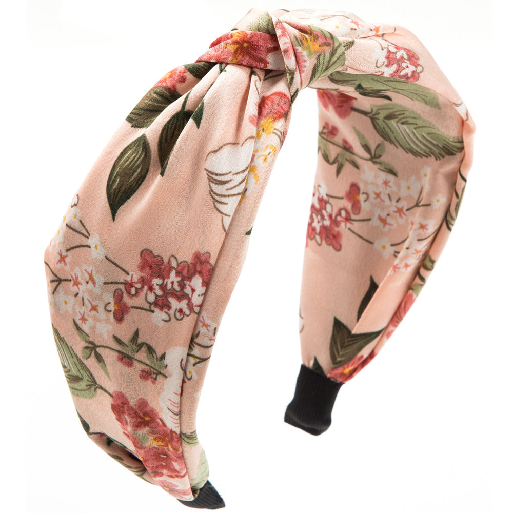 Fashion Bohemian-Style Floral Fabric Headband