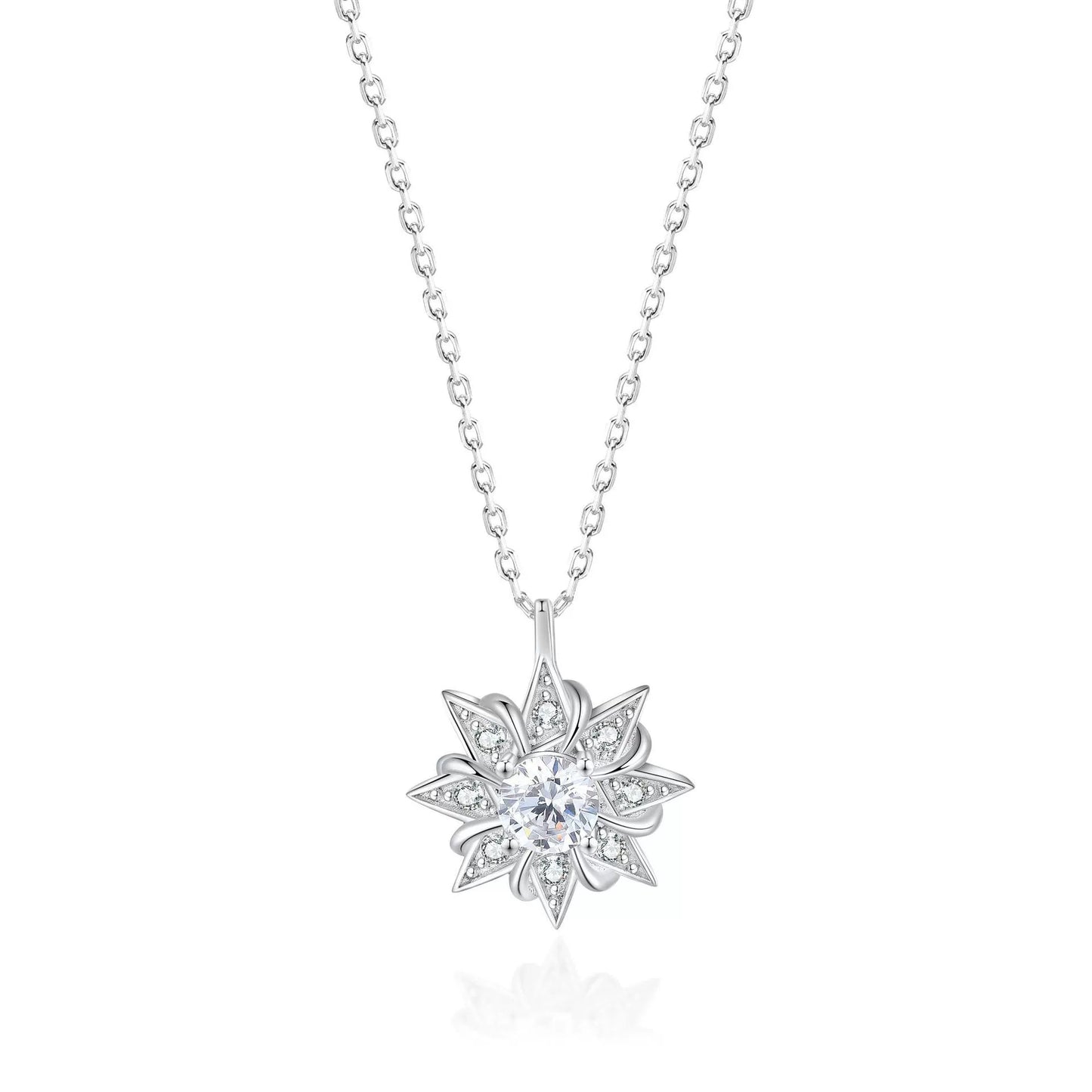 Celestial Star CZ Pendant Necklace | 925 Sterling Silver