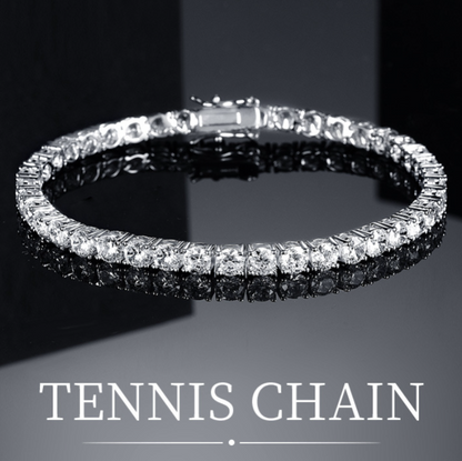 Classic 18K Gold Plated Tennis Bracelet with Full Diamonds